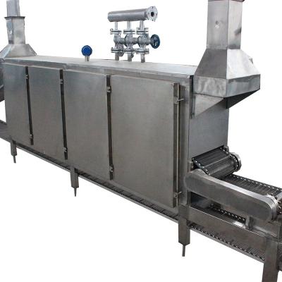 China Chow Mein Noodle Nest Making /Ripple Dried Instant Noodle Making Production Line Fresh Cut Ramen Noodle Steamer Making Machine for sale