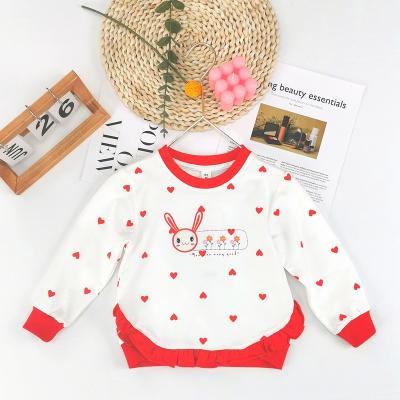 China Sustainable kids girls t-shirt sets autumn shirts casual kids fall clothing sets shirts and pantsuits kids girls for sale