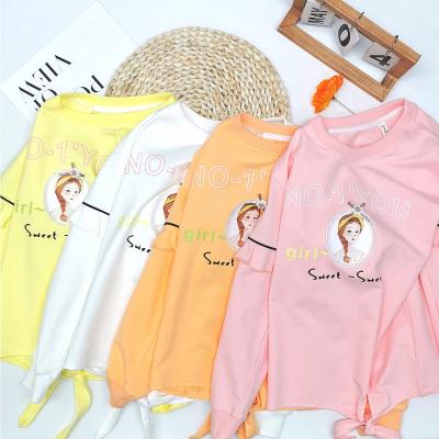 China Sustainable kids girls t-shirt sets autumn shirts casual kids fall clothing sets shirts and pantsuits kids girls for sale