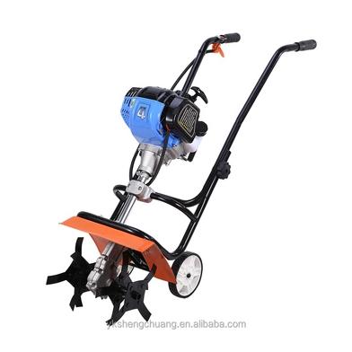 China High Quality Farms Mini Power Blue Red Loosening Wheel Tiller Machine for sale