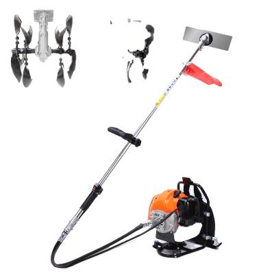 China Cheap Mini Machine Low Noise Lawn Garden Tool Multi Function Pertol 4-Stroke Push Power Handheld Agriculture Cutter Grass for sale