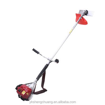 China Brand New 4-Stroke Green Gx35 Mini Grass Machine Low Noise Lawn Bg520a Handheld Brush Cutter for sale