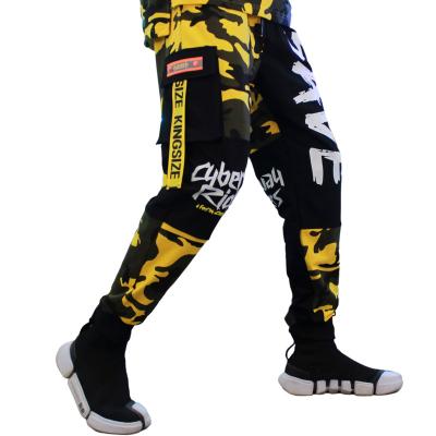 China High quality Anti-wrinkle cargo pants like Over-decoration trend cool dance casual pants street camouflage stitching pants for sale