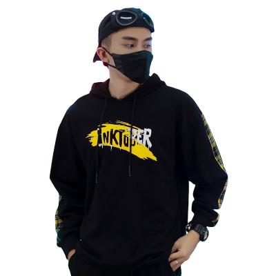 China High Quality Custom Anime Streetwear Men's Quilted Plaid Hoodie Anti-wrinkle Apparel Manufacturers Custom Sleeve Plus Size Men's Hoodies for sale