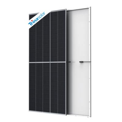 China Trina 540W Full Cells Trina 600 Wats 120Cells Solar Panel Commercial Solar Black Panel Full Half for sale