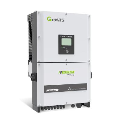 China Home Appliance Growatt Europe Version 30kw 33kw 40kw 50kw On Grid Three Phase Solar Inverter For Solar System for sale