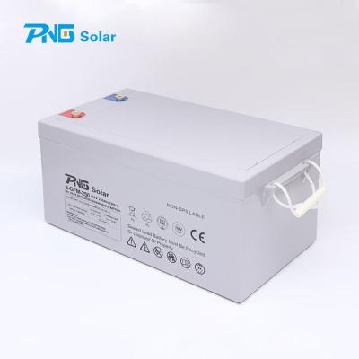 China Gel Battery Deep Cycle Home Appliances Png Solar Battery 12V 250ah Solar Battery for sale