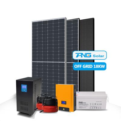 China Home Off-Grid Solar System 18kw with High Quality Solar Panel and Inverter for Home House Electricity for sale