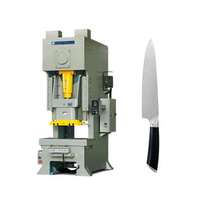 China Factory automatic stainless steel knife tools pneumatic blades forming punching machine, maquina de perfuracao for sale