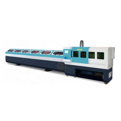 China Laser CUTTING High Efficiency Round Stainless Steel Pipe Tube CNC Fiber Laser Cutting Machine for sale