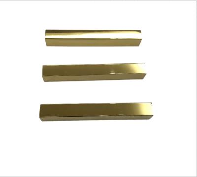 China Widely Environmental EU Grade 904L Stainless Steel 45*45mm Pass Square Mirror Stainless Steel Gold Plated Square Tube Customized for sale