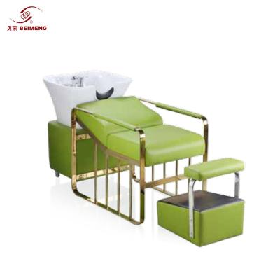 China Modern Salon Shampoo Chairs Barber Lay Down Washing Bed Head Hair Shampoo Bed for sale