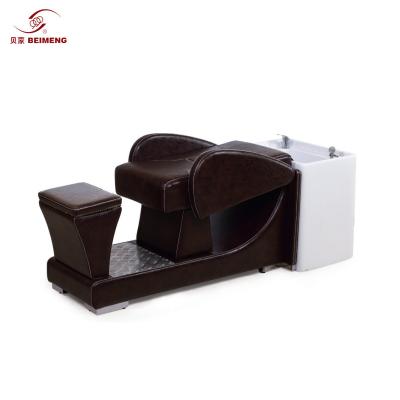 China BEIMENG good quality modern professional shampoo bowls sink and chairs shampoo bed for salon equipment for sale