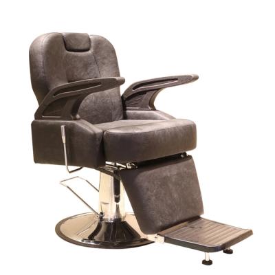 China China Best Modern Reclining Man Black Barber Chair Salon Barber Chair for sale