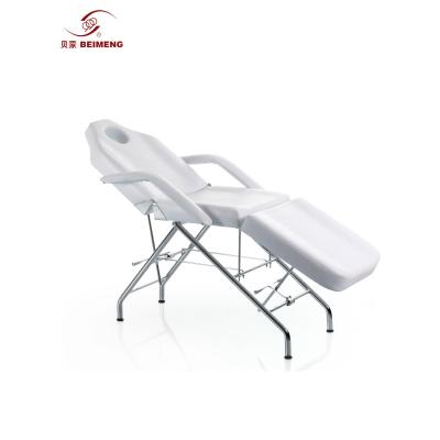 China BEIMENG Modern Adjustable Beauty Salon SPA Massage Bed Tattoo Chair With White Color Furniture Professional Portable Massage Bed for sale