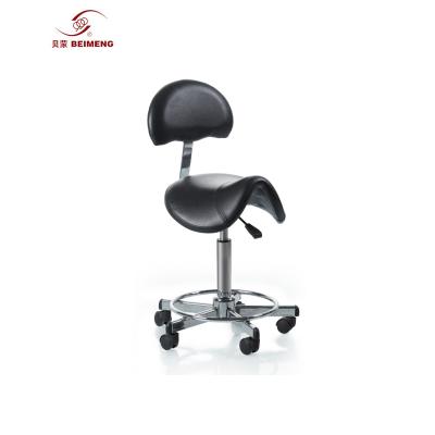 China BEIMENG Modern Professional Stool Living Room Furniture Saddle Adjustable Rolling Chair for sale