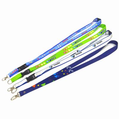 China Custom Wholesale Cheap Polyester Printed Lanyard Tool Lanyard Neck Lanyard For Trade Show for sale