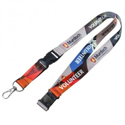 China Wholesale Cheap Polyester Factory Price Custom Nylon Lanyard For Tradeshow for sale