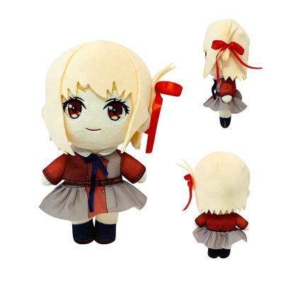 China Plush Customized Plush Toy 20cm New Hot Selling Anime Lycoris Stand Back Inoue Takina Senzoku Tetsuya Plush DollBirthday Christmas Gift Children for sale