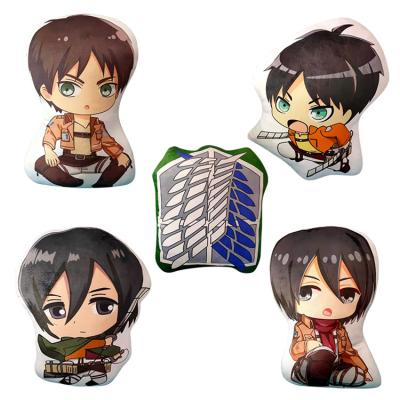 China Giant Cartoon Chair Cushion Major Allen Mikasa Pillows Pad Attacking Pillow 40Cm Mikasa Plush Custom Outdoor Throw for sale