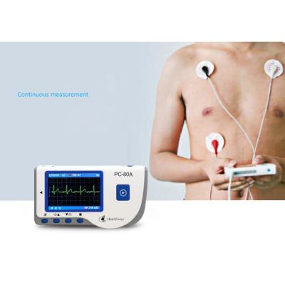 China Diary Checks Home Hospital CE Single Channel Wired Holter Electrocardiograph Heart Detector Portable Electrocardiograma Handheld ECG for sale