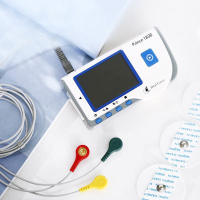 China Diary Checks Home Hospital CE Single Channel Wired Holter Electrocardiograph Heart Detector Portable Electrocardiograma Handheld ECG for sale