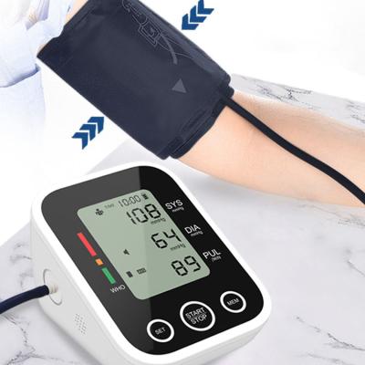 China Plastic CE Approved LCD Display 1mmHg/0.1kPa Sphygmomanometer Blood Testing Equipments Arm Blood Pressure Monitor for sale