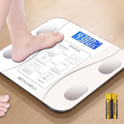 China Radio Stored Connect Fat Scale Body Body Scale Body Weight Body Scale Body Weight Scale ABS 180KG LCD HD Display for sale