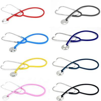 China Professional Daily Checks Medical Equipment Device Aluminum Alloy Manual Doctor Single Head Stethoscope for sale