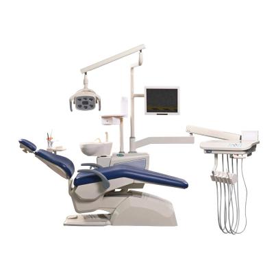 China High work efficiency. Factory price low noise multifunctional dental hospital standard version widened PU leather dental chair for sale