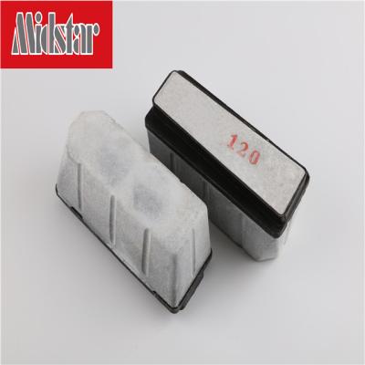 China Granite 140mm Midstar Magnesite Fickert Abrasive For Granite Polishing for sale