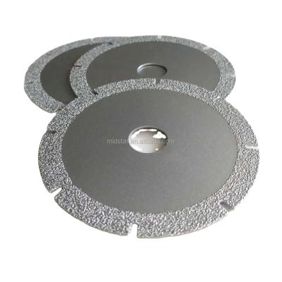 China Good Efficient Midstar Diamond Cutting Blade Stone Diamond Welded Cutting Saw Blade 110mm Welded Disc for sale