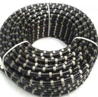 China Granite Marble Stone Diamond Wire Saw Diamond Beaded Rope Mining Extracts Factory Profile Finishing for sale