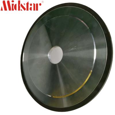 China Midstar Shape Aluminum Flat V Shape Diamond Resin Stone Slotting Tool Grooving Wheel for sale