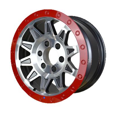 China ALLOY Factory Direct Popular 20x10j 5x114.3 Steel Wheels Red Modular Off Road 20 Inches Steel Wheels for sale