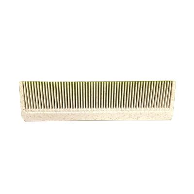 China Eco-Friendly Biodegradable Comb Children Travel Home Adult Wheat Straw Hotel Adult Disposable Comb for sale