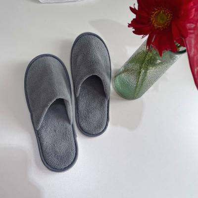 China Wholesale Light Custom Logo Luxury Coral Velor Hotel Slipper Disposable Hotel Slipper for sale