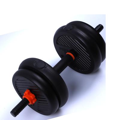 China Fitness Universal Hot Selling Cement Adjustable Dumbbell Set For Dumbbells 30kg 50kg Weightlifting Sports for sale