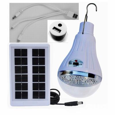 China Home Solar Rechargeable LED SMD LED SMD Light Bulb Lamp Portable Emergency Tube Light Bulb System Lead Acid Mobile Lead Acid Mobile for sale