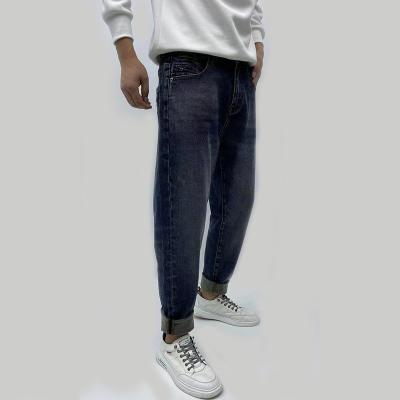 China Ripped jeans JC-011 2023 Means jean pent baggy stacked denim jeans street wear stone washed black big boy baggy jeans for sale