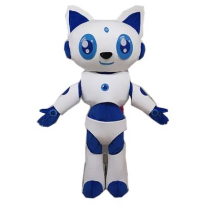 China EVA TV and FILM cat robot mascot costume/mascot costume/mascot custom made for sale