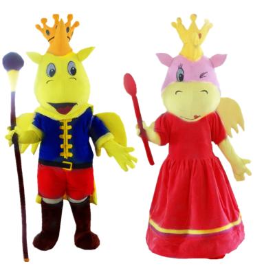 China Soft Plush Fairy Hola Couples Mascot Costumes / Animal Mascot Costumes for sale