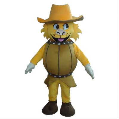 China New Style Lion Mascot Costume /Adult Soft Plush Animal Mascot Costumes for sale