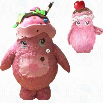 China Custom EVA foam and long fur plush HOLA long mascot costumes / high quality plush mascot costumes for sale