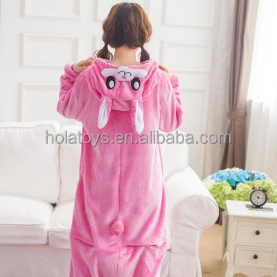 China Plus Size Hola Bunny Rabbit Pajamas For Woman / Cute Pajamas For Lady for sale