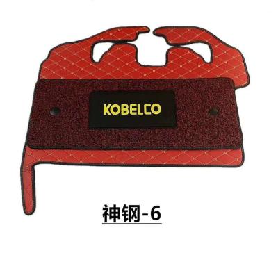 China Excavator Accessories Full Set Floor Mats Carpet Floor Foot Mats for Excavator Models HD250 HD250SE HD400 for sale