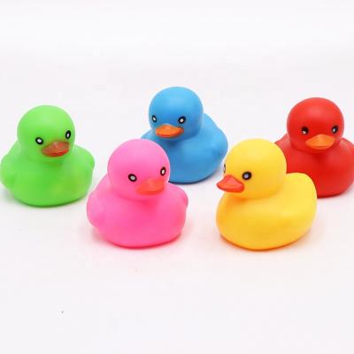 China Baby Rubber Bath Toys Children Bath Toys Custom Bath Toy Wholesale Yellow Floating Duck Toys for sale