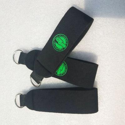 China Advertising-Wholesale Promotional Hot Sale Custom Logo Neoprene Wrist Strap Key Holder for sale