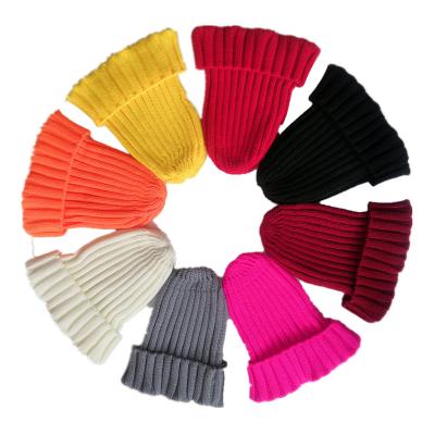 China Custom Hat Winter COMMON Logo Keep Neck 100% Acrylic Fluorescent Wool For Cheap Outdoor Recycling Ski Hat for sale