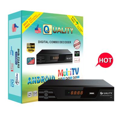 China OTHER QUALITY H.265 to DVB+S2 Digital Combo T2 DVB S2 T2 to Combo Set Top Box DVB S2 T2 Satellite for sale